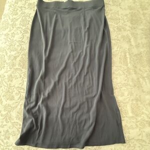 EILEEN FISHER stretch silk jersey pencil skirt size S.